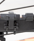 Close-up of black Ebike Speed Sensor For Bafang BBS01B BBS02B BBSHD Mid Drive Motors UART Version with connection detail.