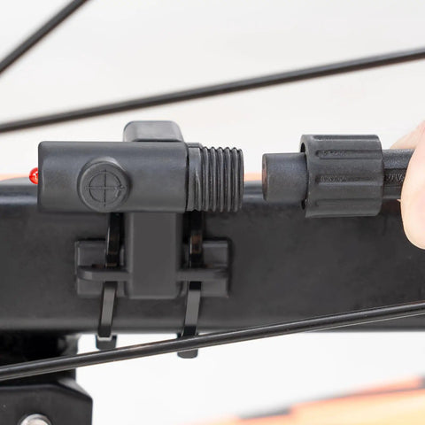 Close-up of black Ebike Speed Sensor For Bafang BBS01B BBS02B BBSHD Mid Drive Motors UART Version with connection detail.