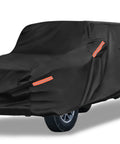 Jeep Gladiator JT Truck Car Cover 2020 2024 Outdoor Waterproof Shield Sun Rain Dust Wind Snow Black Heavy Duty With Reflective Bars