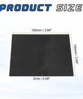 Rectangle Graphite Block Set 100x100x2mm Ingot Sheets For Melting And Electrolysis High Purity Graphite Electrodes Plates Pack Of 5