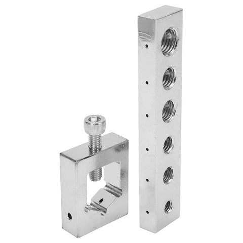 Must Have Nut Bolt Drill Jig Set For Precise Locking Wire Cross Drilling with Thread Sizes M12 M10 M8 M6, Pro Grade Safety Wire Drill Guide