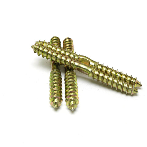 Double Ended Self Tapping Screws Set M6x60mm, 24 Pcs, Double Head Wood Screws For Joining Two Pieces Of Wood, Great For Woodworking