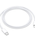Apple USB-C to Lightning charging cable, 1 m, white with USB-C and Lightning connectors.