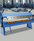 Heavy Duty 24 Inch Pan And Box Brake For Mild Steel Sheets Floor Standing Manual Metal Forming Tool 20 Gauge Capacity