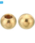 M6x1 Thread Cap Nuts Knob Set 5 Pack Slick Brass Ball Lamp Decoration Caps For Furniture And Lighting Easy Install No Tool Needed