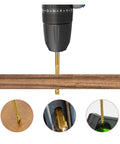 Heavy Duty Titanium Step Drill Bit Kit With 6 Sizes For Metal Woodworking Includes Precision Multi Size Hole Cutter Set Perfect For Core Milling And Clean Drilling Tasks Every Time. Titanium step drill bit drilling wood and metal