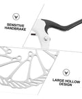 Top Tier Bike Disc Brake Rotors One Set Lightweight Aluminum Construction with sensitive handbrake and large hollow design.