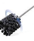 Cylinder honing ball brush, 4.125 in diameter, 240 grit silicon carbide on a twisted rod
