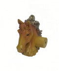 Vintage Western Horsehead Drawer Pulls Set Of 6 Hand Painted Resin Cabinet Knobs showing a detailed horse head design.