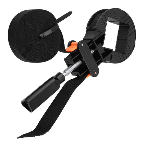 Professional Adjustable Strap Clamps For Woodworking And Picture Framing, Dead Simple Corner Band Setup With No Sweat Screw Adjustment, Heavy Duty Frame That Snaps Lock Fast, Killer Grip Every Single Time