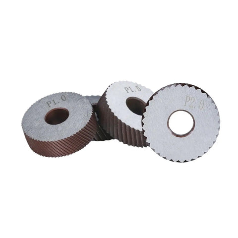 Lathe Knurling Tool Set With Double And Single Wheel Heads 0.6mm To 2.0mm Linear Pitch Knurling Kit For Lathe Machines 1.0mm Option