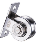 Rope Pulley System Beef Up Your 30mm Wheel Wall Mount With Dual Bearings Stainless Steel Rope Pulley For Pulley System And Sliding Gate Durable Quiet Smooth Rotation For Home Gym Garage