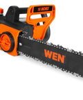 Electric Corded Chainsaw With 12 Amp Motor And 16 Inch Bar Lightweight Yard Workhorse For Quick Heavy Duty Cutting