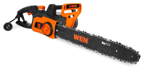 Electric Corded Chainsaw With 12 Amp Motor And 16 Inch Bar Lightweight Yard Workhorse For Quick Heavy Duty Cutting