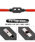 Adjustable Handy Tap Wrench Set with Three Size Jaws from One Sixteenth to Three Eighths Inch Tap Holder Reamer Hand Tapping Tool