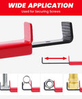 Long Reach Extension Clamp Tool Set For Tight Spaces Grip Nuts Bolts And Hose Clamps In Narrow Gaps Like A Pro Red Tri Pack
