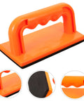 Pro Grade Table Saw Safety Push Block For Woodworking, durable orange push blocks for workshops, safer push stick, ABS material