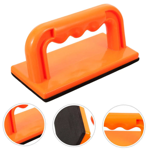 Pro Grade Table Saw Safety Push Block For Woodworking, durable orange push blocks for workshops, safer push stick, ABS material