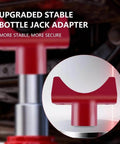 Heavy Duty Bottle Jack Axle Adapter Saddle Fits 2 Inch, 3 Inch, And 4 Inch Round Or Square Axle Tubes, alloy steel, close-up view.