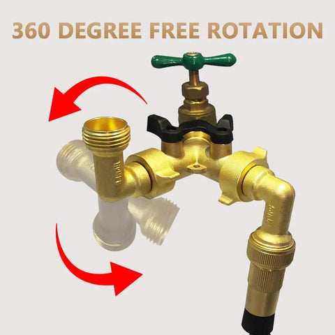 Two Pack 90 Degree Brass Garden Hose Elbow Connector Set With Four Extra Pressure Washers For Three Quarter Inch Hose Male To Female Quick Connect Durable Leak Free Garden Plumbing Upgrade brass elbow connector rotating hose fitting