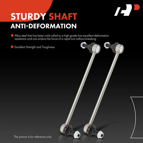 Two Piece Front Sway Bar Link Set For Nissan Sentra 2013 To 2019 Juke 2011 To 2017 Leaf 2011 To 2012 NV200 2013 To 2021 City Express 2015 To 2018