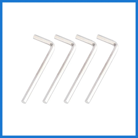 Four Allen wrenches for Purple Aluminum Alloy 4 Pack 8mm Spark Plug Wire Separator Loom Clamps.