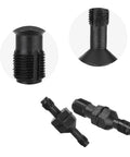 Dual Size Spark Plug Thread Chaser Tool For M10 1.0, M12 1.25, M14 1.5, M18 1.5 Threads With A 13 Sixteenth Inch Hex Head Black Steel Construction