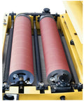 Ready To Cut Sandpaper 36 Grit 3 Inch Wide Aluminum Oxide Cloth Backed Resin Bond Premarked For Cutting on drum sander