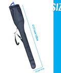 Heavy Duty Fencing Bag With Adjustable Sling For Foil Sabre And Epee, black, 120cm length, shown at full size.