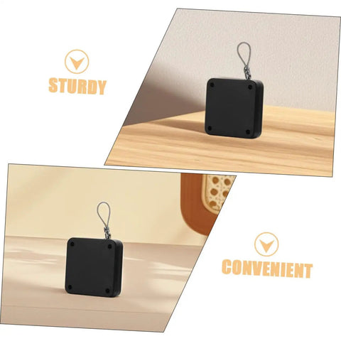 Auto Close Door Closer Kit Quiet Self Closing Cabinet And Room Doors With Easy No Drill Stick On Adhesive Mount shown on table