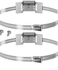 Adjustable Sign Mounting Brackets For Large Poles, Fits 4 To 15 Inch Metal Street Sign Poles, 2 straps and screws included