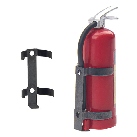 Two Pack 1/10 Scale RC Fire Extinguishers With Stickers, Display Only Decorative Accessories For Traxxas TRX4, Axial SCX10