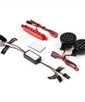 Bright Front And Rear LED Light Kit For 1 Fifth Scale RC Cars Fits Baja 5B And Rovan Models Includes Wireless Controller