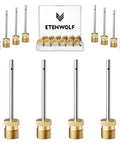Heavy Duty Brass Ball Pump Needles Set 12 Pack No Break Tough As Nails Universal Fit for Hand Pumps and Electric Inflators