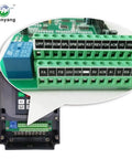 VFD Converter 110V Single Phase To 110V Three Phase for motors with terminal plug and RS485 interface close-up view