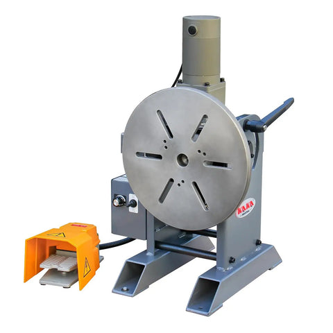 Built Like A Tank Welding Positioner Offering 771 Pound Horizontal Capacity And No Hassle 110V Single Phase Rotation For pipes and flanges.