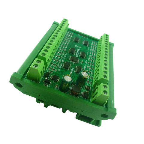 24 Channel RTU Control Module With RS485 Analog Input Collector, Plug And Play Programmable Automation Unit, close-up angle