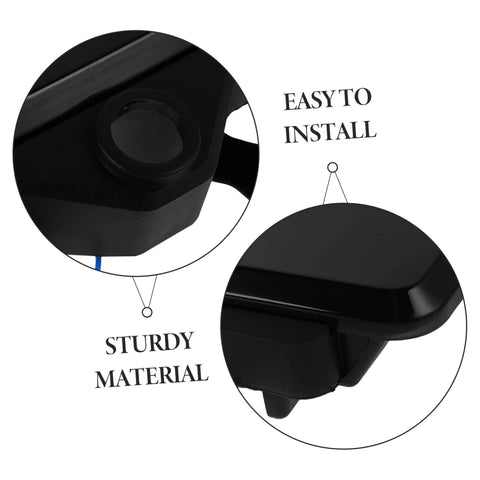 Waterproof LCD Display For Electric Bikes And Tricycles With Speedometer And Battery Monitoring, universal mount, black sturdy panel