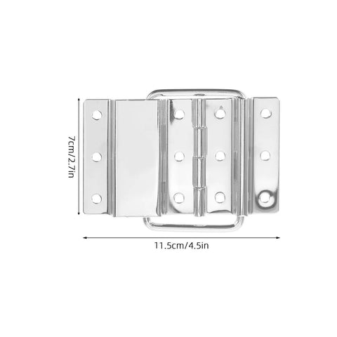4 Pcs Folding Lift Off Hinges For Flight Case Heavy Duty Detachable Hinges For Wooden Boxes, 11.5cm x 7cm steel hinge