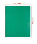 Green gasket paper sheet, 11-27/64in by 14-9/16in, non-asbestos automotive gasket material