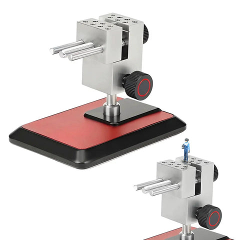 All Purpose Adjustable Stainless Steel Tool Vise Clamp For Home Shop And Workshop Rock Solid Hold Across Different Machines DIY Friendly Heavy Duty Universal Fit Quick Secure Clamping For Tools, stainless steel bench vise with base