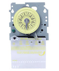 Heavy Duty Dial Timer Mechanism Only For Industrial Commercial And Home Use 24 Hour Type DPST 40 Amp 125VAC front view