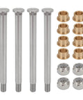 Door Hinge Pin And Bushing Repair Kit For Ford F150 F250 F350 1973 1979 And Bronco 1978 1979 Stainless Steel CNC Machined Set