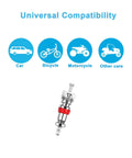 Schrader Tire Valve Core 100 Pack Durable Nickel Plated Replacement For Cars, Trucks, RVs, ATVs, And Air Conditioning Systems.