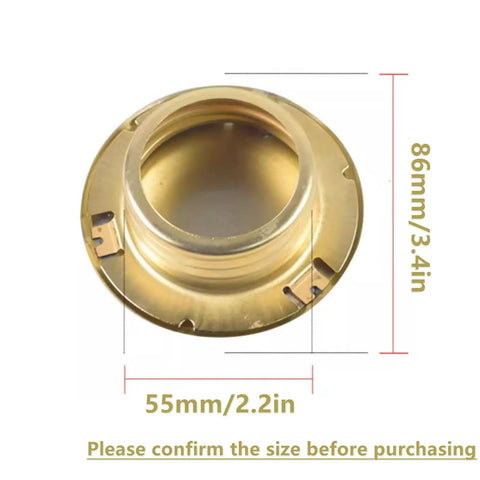 Top Shelf Fire Sprinkler Cover Plates With Sleek Concealed Trim Ring And Corrosion Resistant Body For Home And Office Ceiling Systems Upgrading Your Place Gets Crisp And Clean. Gold ceiling cover plate measuring 55mm and 86mm.
