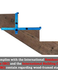 DIY Friendly Stair Stringer Cutting Layout Tool Four Step Guide To Measure Calculate Mark And Cut with smart board on wood