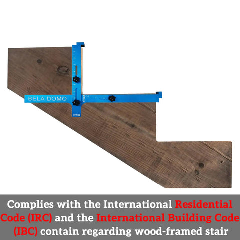DIY Friendly Stair Stringer Cutting Layout Tool Four Step Guide To Measure Calculate Mark And Cut with smart board on wood