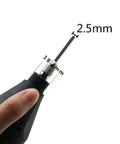 Image of Real Deal Right Angle Adapter For Rotary Tools and Dremel Grinders showing detailed measurements of attachment size.