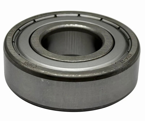 6204-2Z Ball Bearings 20x47x14 mm deep groove with double metal shield pre-greased shown in close-up view