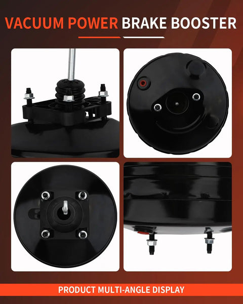 Direct Fit Power Brake Booster Replacement For Cadillac Escalade and Chevrolet Silverado Tahoe Suburban Gmc Sierra with smooth stopping power, top view.